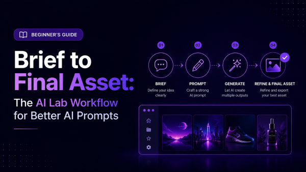 Brief to Final Asset: The AI Lab Workflow for Better AI Prompts