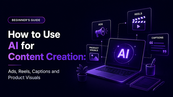 How to Use AI for Content Creation: Ads, Reels, Captions and Product Visuals