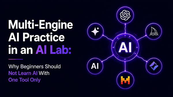 Multi-Engine AI Practice in an AI Lab: Why Beginners Should Not Learn AI With One Tool Only